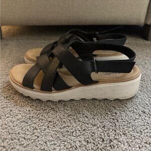 Clark’s Strappy Wedge Sandals